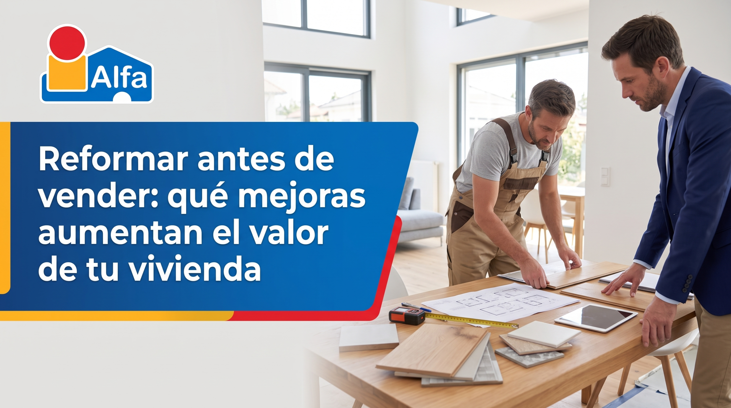Salón reformado con pintura neutra y home staging antes de vender una vivienda en España